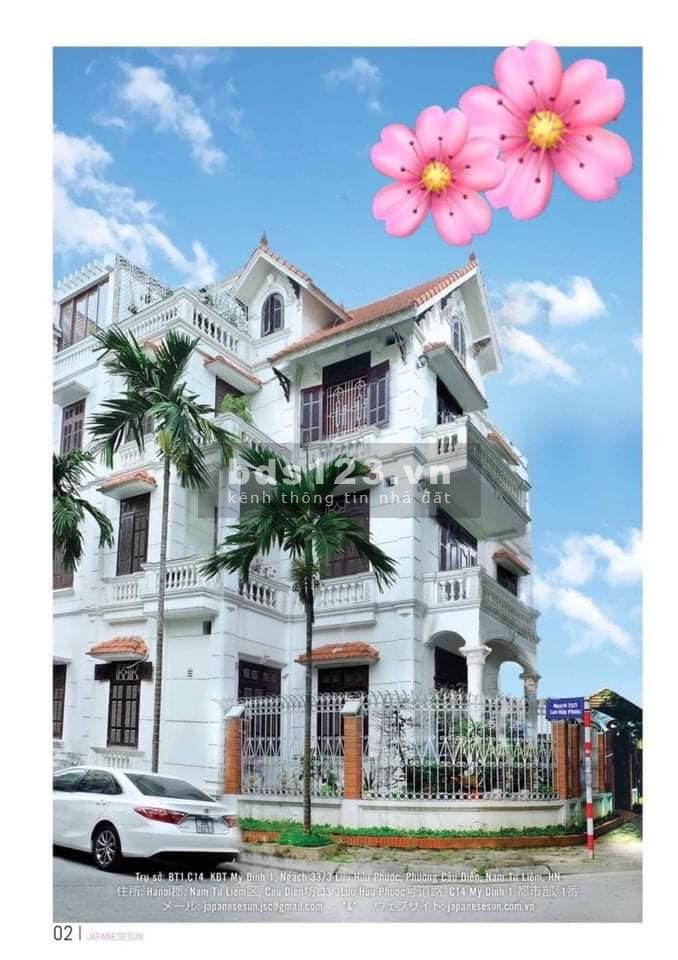 BÁN BIỆT THỰ LÔ GÓC CẦU GIẤY 5 TẦNG CÓ HẦM 180M 23 TỶ 0978439490
