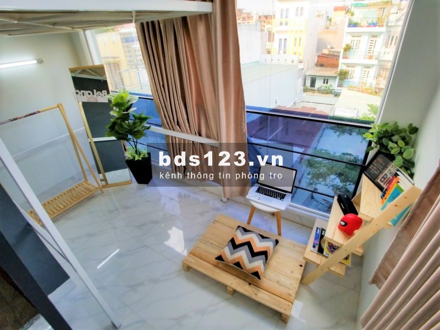 PHÒNG TIỆN NGHI CÓ BẾP, TỦ QUẦN ÁO, GÁC LƯNG NGAY CV PHẦN MỀM QUANG TRUNG