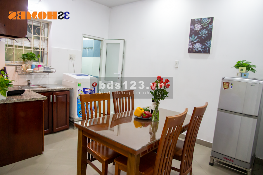Cho thuê căn hộ 1 phòng ngủ riêng ở trung tâm quận 3