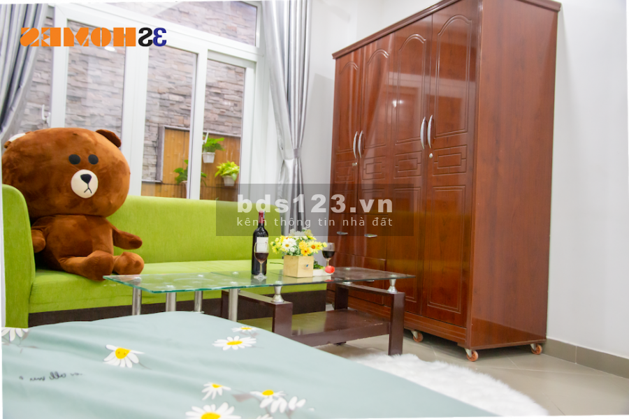 Cho thuê căn hộ 1 phòng ngủ riêng ở trung tâm quận 3