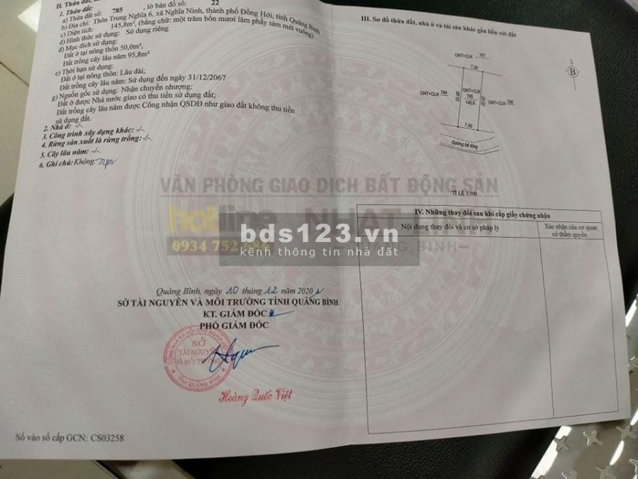 Bán đất ngõ Nguyễn Đóa - Nghĩa Ninh, 7 x 21m, đường 5m, chỉ 6xx, giá tốt để đầu tư
