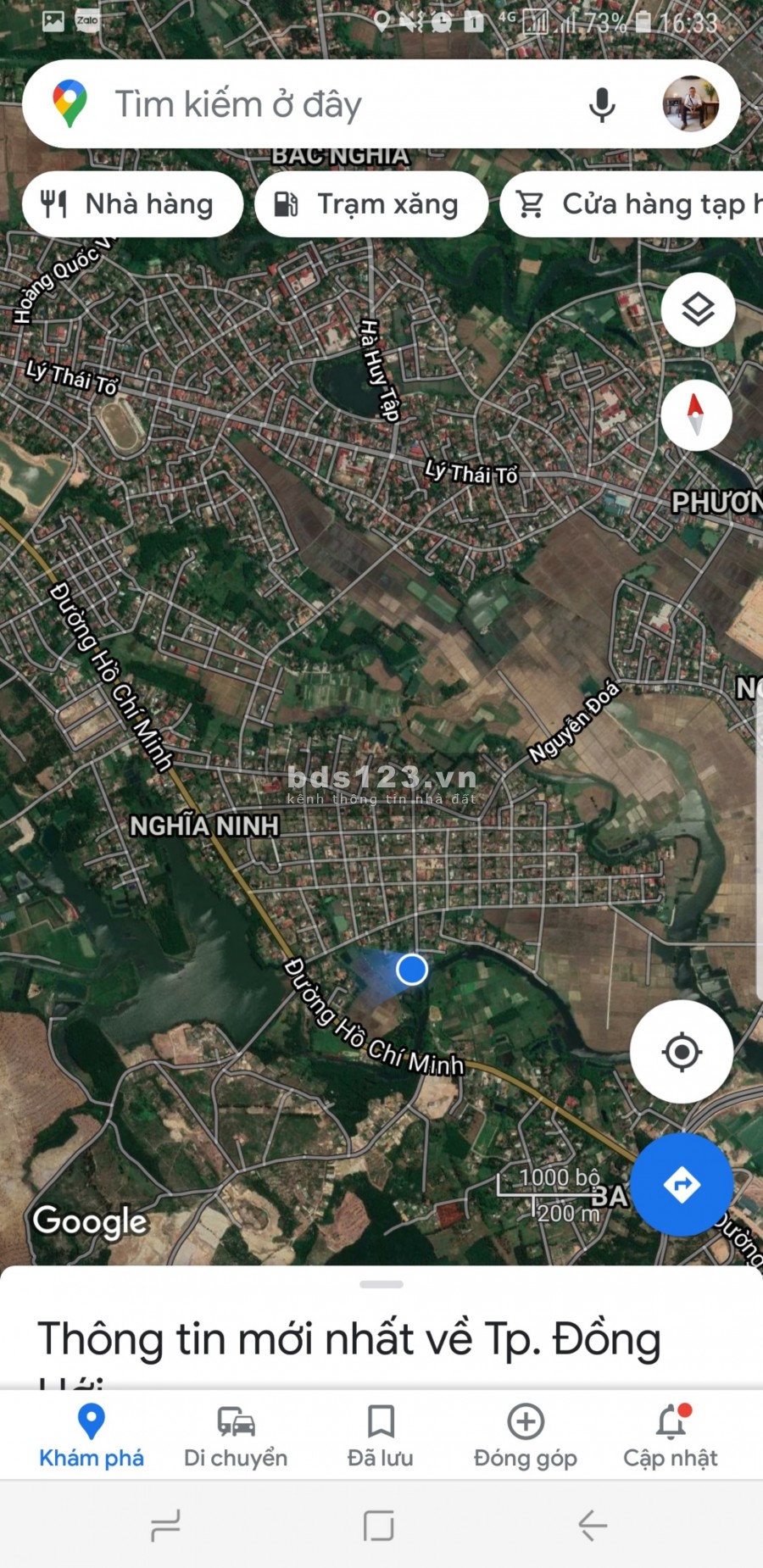 Bán đất ngõ Nguyễn Đóa - Nghĩa Ninh, 7 x 21m, đường 5m, chỉ 6xx, giá tốt để đầu tư