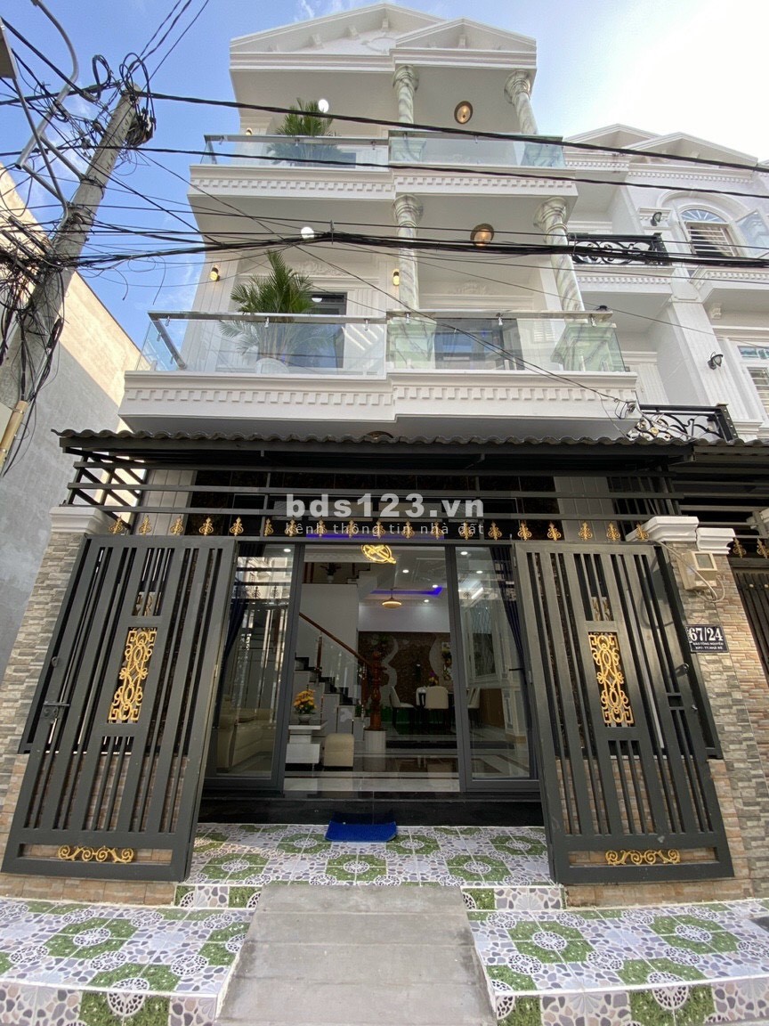 Nhà SHR hẻm xe hơi 67 Đào Tông Nguyên thị trấn Nhà Bè, 2 lầu 4PN giá 4,3 tỷ