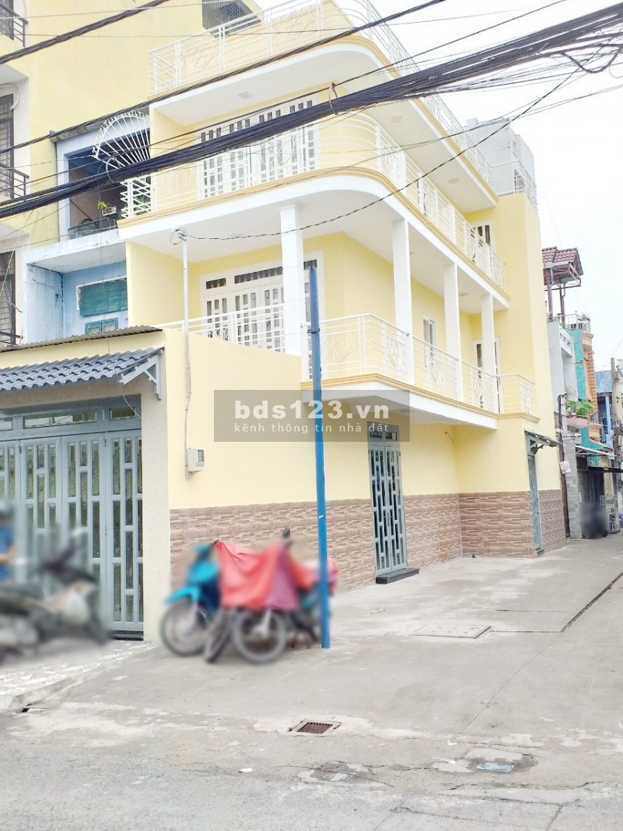 Nhà căn góc 2lầu/ST mặt tiền đường Nguyễn Duy P9 Q8