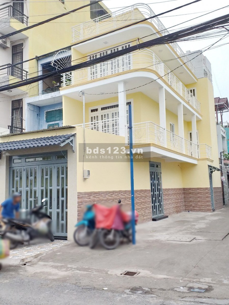 Nhà căn góc 2lầu/ST mặt tiền đường Nguyễn Duy P9 Q8