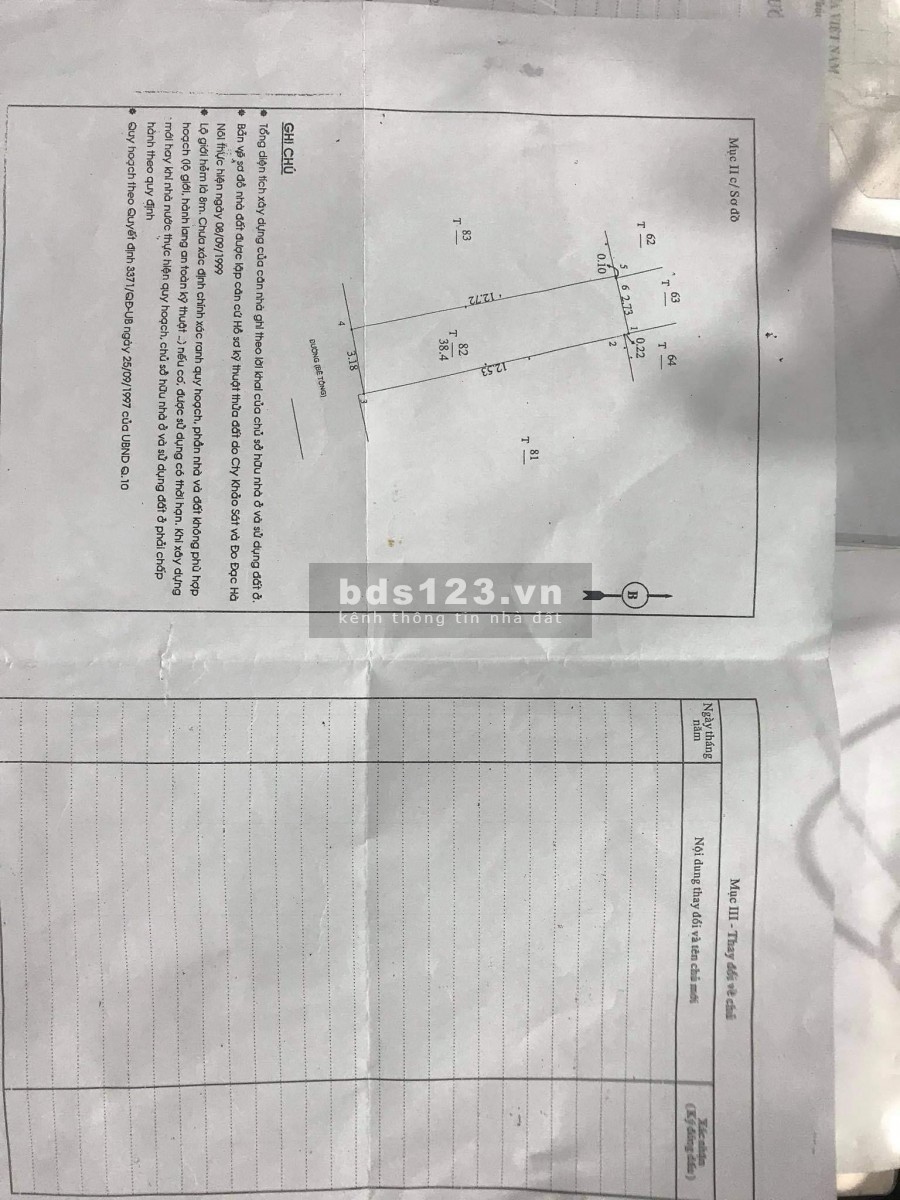 Bán nhà cấp 4 Nguyễn Tiểu La 40m2 giá 6.2Tỷ còn TL