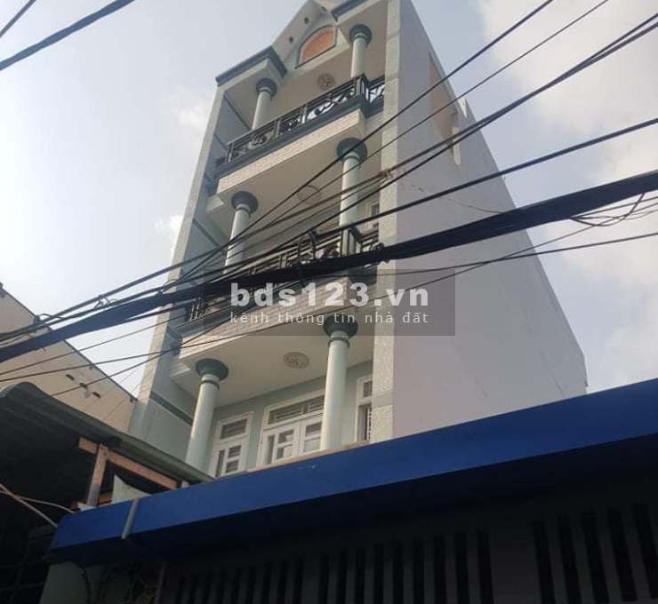 Bán nhà 4 tầng đường Cây Trâm, P.11, GV 79m2(4x20) 5,5 tỷ TL