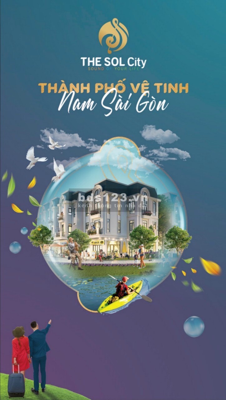 Booking chính thức đợt dự án The Sol City, vị trí ngay chợ Hưng Long Bình Chánh, Gía Chủ đầu tư