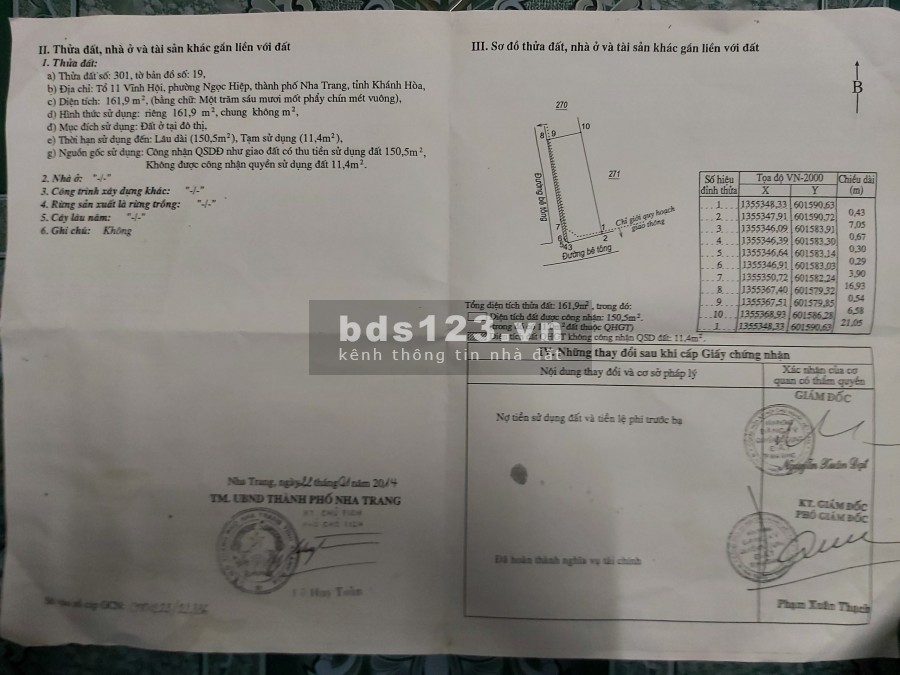 CHÍNH CHỦ CẦN BÁN NHÀ 2 MẶT TIỀN GẦNTRUNG TÂM THÀNH PHỐ NHA TRANG