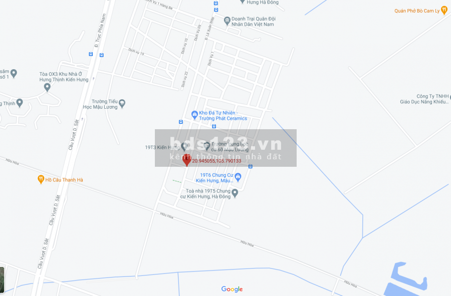 BÁN / CHO THUÊ NHÀ CC GÓC TẦNG TRỆT KĐT KIẾN HƯNG, VỪA Ở VỪA KINH DOANH