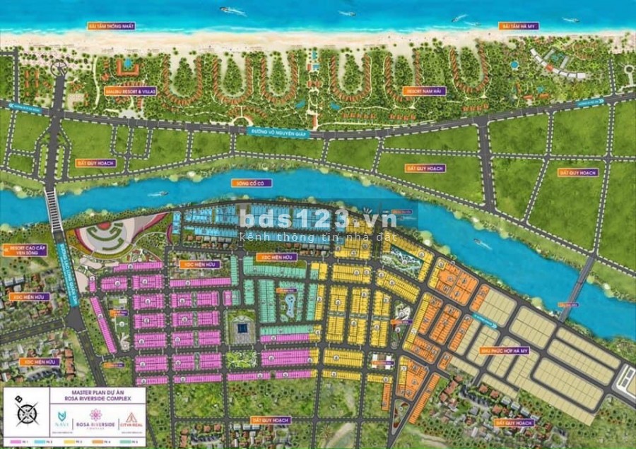 Đất nền mặt tiền Sông Cổ Cò - Rosa RiverSide Complex