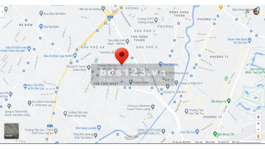 Bán gấp 4 lô đất còn nóng hổi, mới tách sổ ( tháng 2/2021), thuộc phường Tân Thới Nhất, ngay tại trung tâm Quận 12.