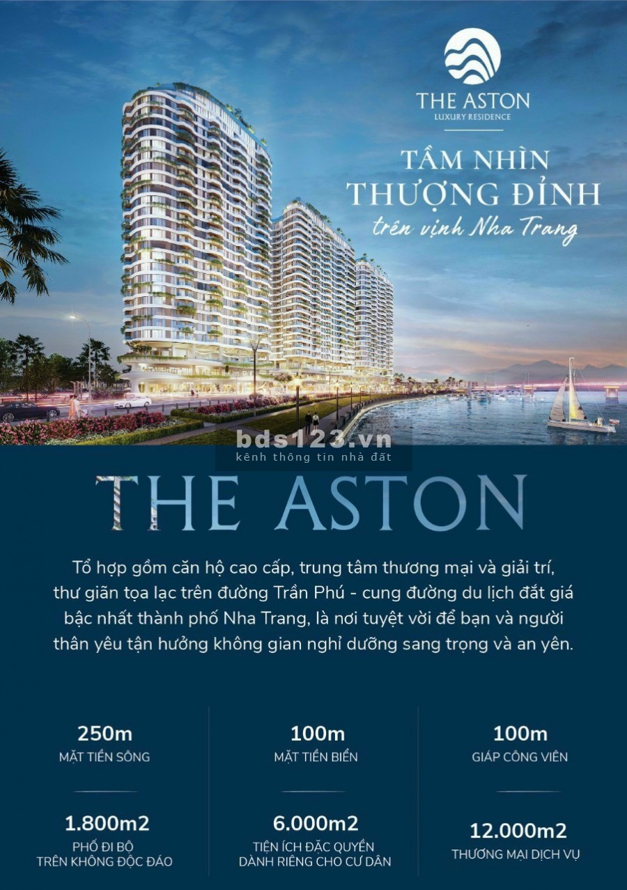 The Aston Nha Trang Chủ đầu tư mở bán tầng đẹp nhất dự án Liên hệ: 0945821338