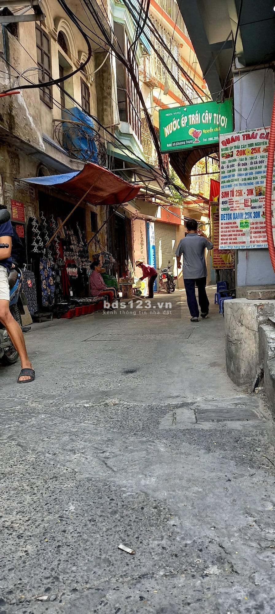 Mặt ngõ 47 Khương Trung, 37m2 * 4T, kinh doanh, ngõ thông, giá 3,2 tỷ.