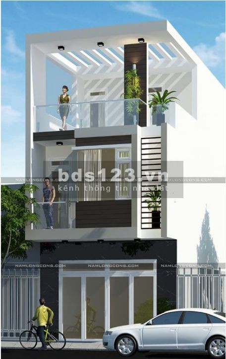 Bán nhà 1 trệt 2 lầu, cách chợ Bình Chánh 10p chỉ từ 900 triệu.