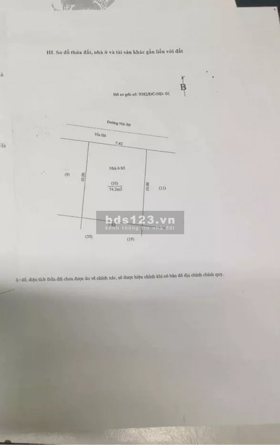 Nhà mặt ngõ ô tô tránh Phân lô bàn cờ 20m ra phố, Dt 74m, 5 tầng, Mt 7.4m, giá 18.8 tỷ