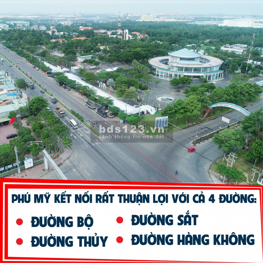 Bán đất ngay trung tâm hành chính thị xã Phú Mỹ