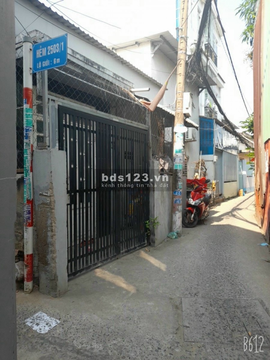 Bán nhà một trệt một lầu 2 phòng hẻm 2503 Huỳnh Tấn Phát giá 1,25 tỷ