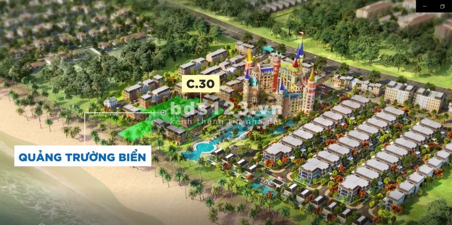 Shophouse Wonderland Hồ Tràm có 2 mặt tiền kinh doanh, nằm trong chương trình cho thuê 5 năm, giá chỉ 8,1 tỷ