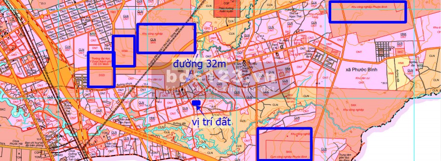Chính chủ bán lô đất đẹp 1000m2 MT đường,Sau lưng UBND Xã PB, Long Thành.