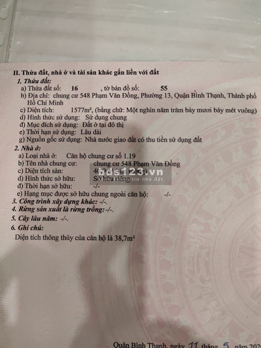 (CỰC HOT) Căn hộ cực mới, sổ đỏ chính chủ, mặt tiền đường Phạm Văn Đồng, giá 1,9 tỉ, kiếm đâu ra ạ