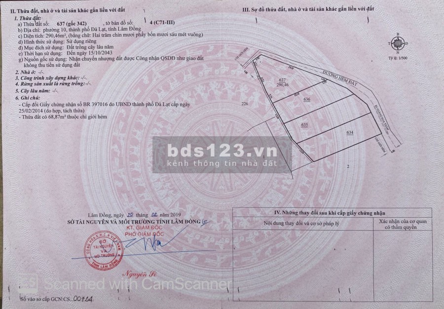 Bán đất Hoàng Hoa Thám, Phường 10, view đẹp thích hợp nghỉ dưỡng, kinh doanh du lịch