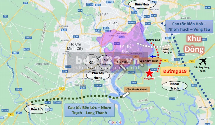 Bán đất nền dự án Long Hội Central Point Nhơn Trạch, Đồng Nai, giá gốc CĐT, 19tr/m2