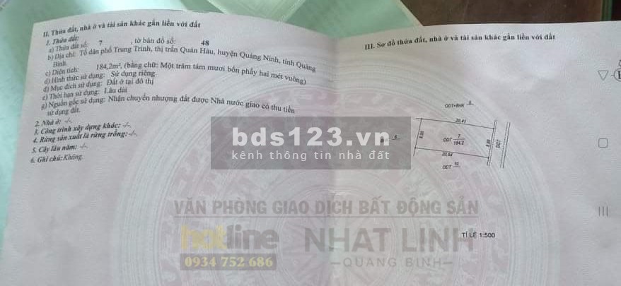 Bán đất Quán Hàu, cách đường Hà Văn Cách chỉ 30m, 9 x 20m, full xd, giá tốt để đầu tư