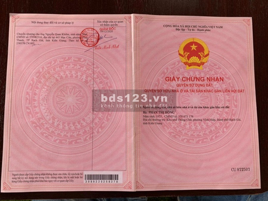 Bán nhà khu dân cư Hòa Thuận lộ giới 5m
