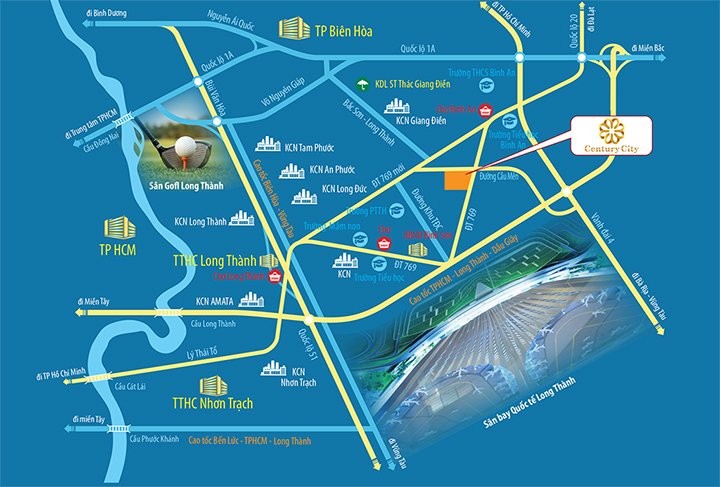 Giá sàn đất nền KHU ĐÔ THỊ CENTURY CITY !uy tín là thước đo để thành công!