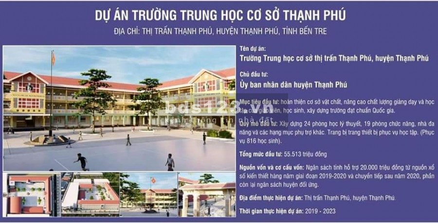 Tiện ích đầy đủ- khu đô thị ven biển thị trấn Thạnh Phú