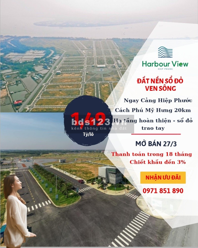 Dự Án HIỆP PHƯỚC HARBOUR VIEW tâm điểm khu đô thị vệ tinh