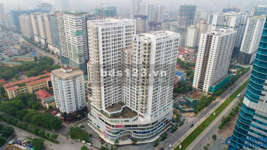 Cho thuê chcc Hanoi Centerpoint 27 Lê Văn Lương 2pn 65m2 cb giá 10.5tr