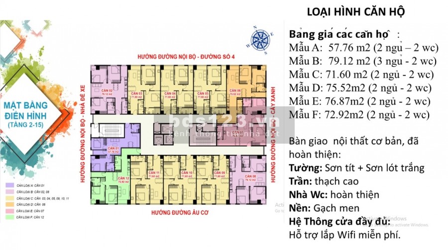 Còn căn 3 pn view biển căn hộ hòa khánh