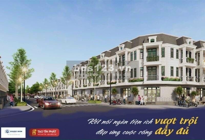 Mở bán giai đoạn 1, 95 căn nhà phố tại trung tâm Tân Phước Khánh giá chỉ từ 800tr/ căn