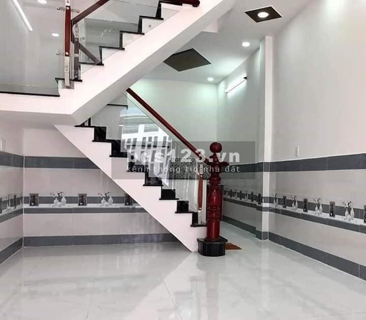 Bán Nhà 1 trệt 1 lầu Home Garden - ngay chợ Bình Chánh 100m2, SHR