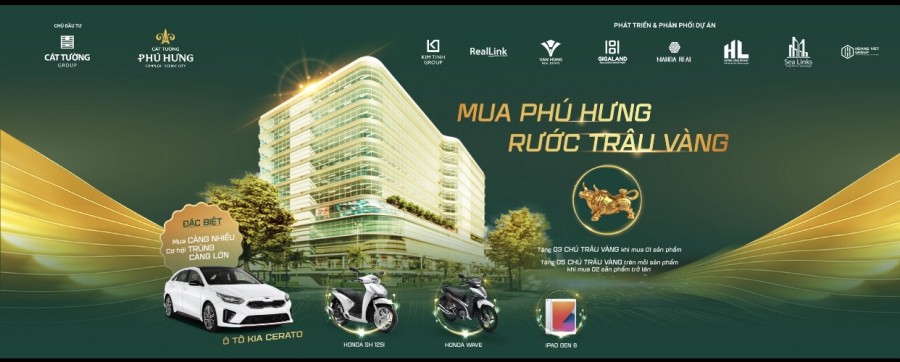 Giá chỉ 12tr/m2 đất nền KHU ĐÔ THỊ CÁT TƯỜNG PHÚ HƯNG