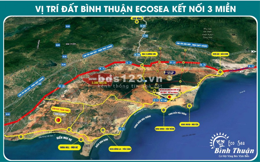 Đất Xã Hồng Thái Gần QL 1A Huyện Bắc Bình Tỉnh Bình Thuận