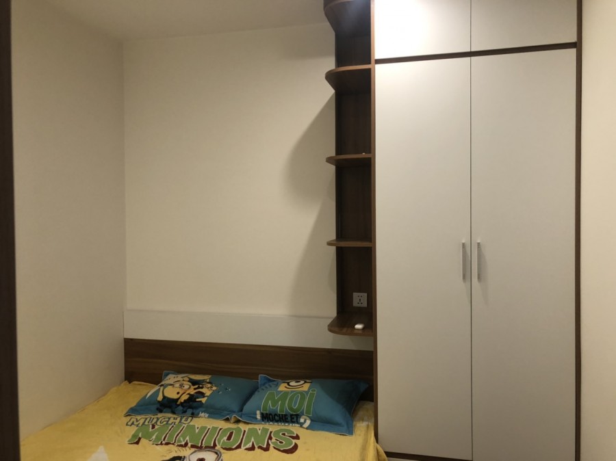 Nhà dư 1 căn hộ 2PN 1WC mới 100%, cần cho thuê tại Vinhomes Smart City, 54m2 đủ đồ, giá chỉ 7,5 triệu/thg.