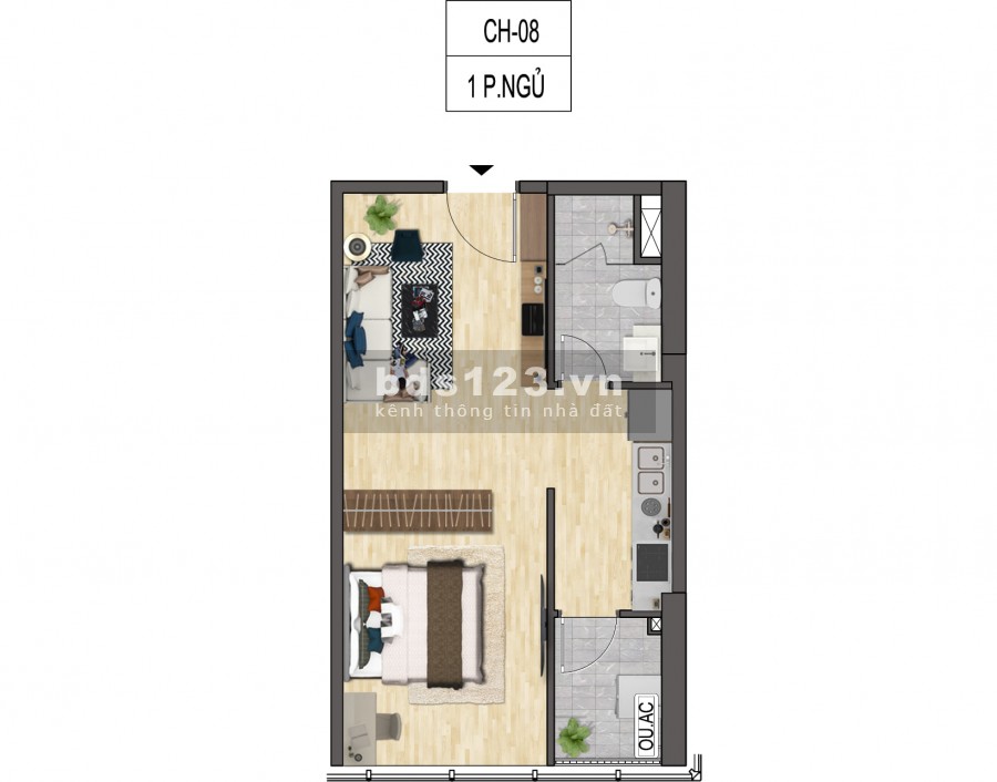Căn hộ khách sạn vị trí trung tâm ngay Ngã Tư Sở giá chỉ từ 1,3 tỷ.