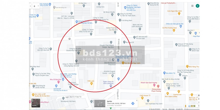 Cho thuê nhà 4 tầng DT 55m2 khu đô thị Đại Kim, Hoàng Mai.