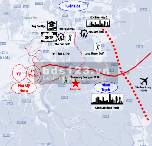 Dự án đất nền Long Hội Central Point – Nhơn Trạch Đồng Nai