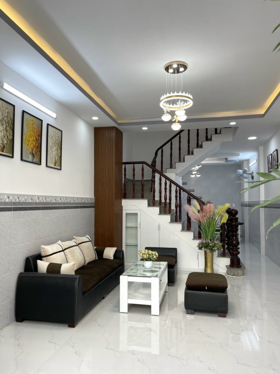 Nhà đẹp khu hẻm 1979 Huỳnh Tấn Phát thị trấn Nhà Bè(4x12) giá 4,95 tỷ.