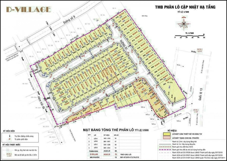 Bán Lô Đất Dự án D- Village số 535 Quốc Lộ 13 - Hiệp Bình Phước - Thủ Đức