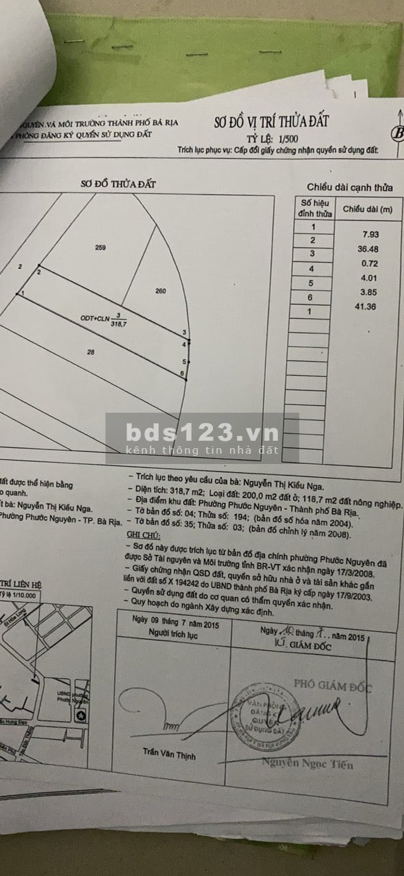 Cần Bán Lô Đất Đẹp Sổ Riêng Phước Nguyên Uy Tín Số 1 Bà Rịa