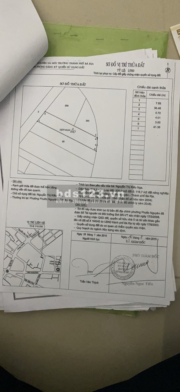 Cần Bán Lô Đất Đẹp Sổ Riêng Phước Nguyên Uy Tín Số 1 Bà Rịa