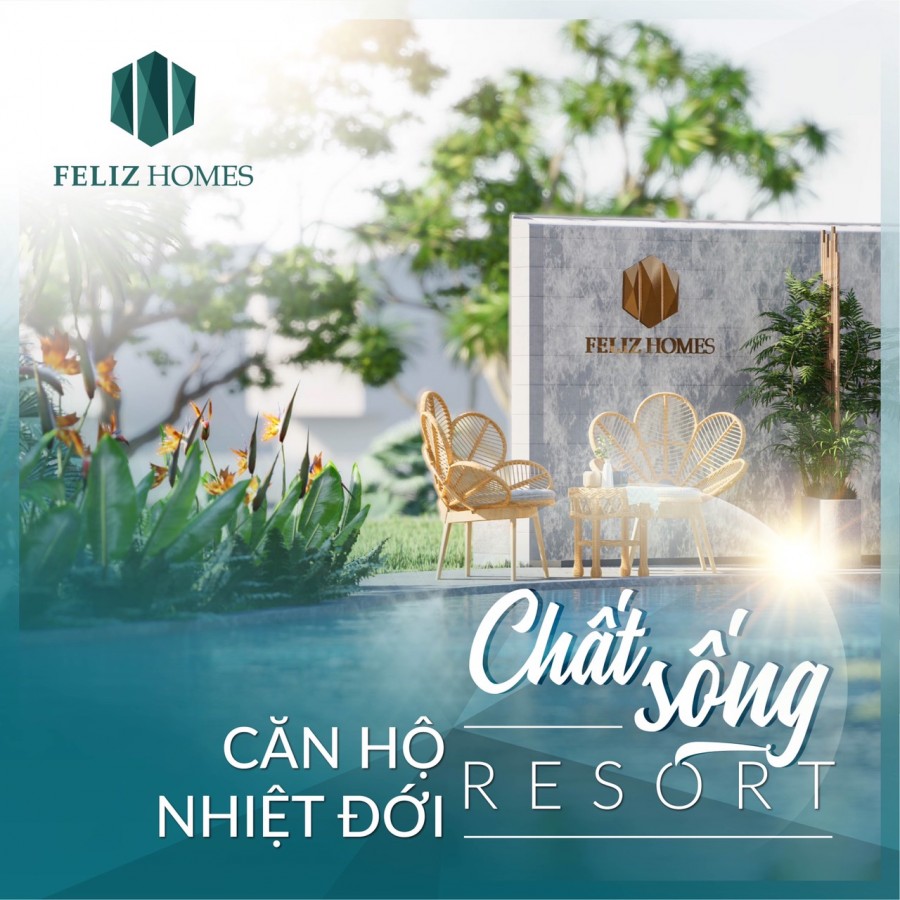 Bán căn hộ cao cấp Feliz Homes kết nối đa điểm giá trị đa chiều tiện ích nội khu đầy đủ