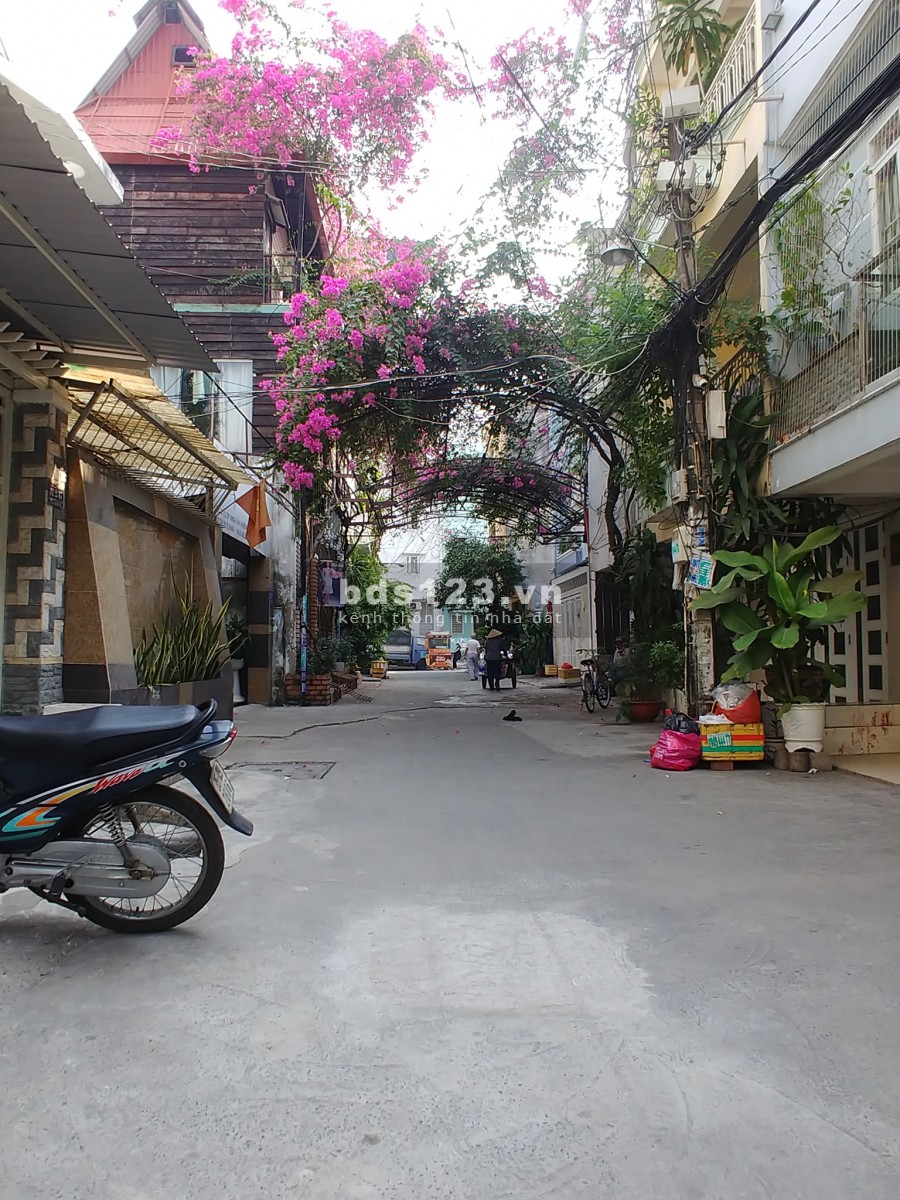 Nhà hẻm ô tô Xô Viết Nghệ Tĩnh Bình Thạnh 2 chiều 64m2, 3 tầng, 4PN