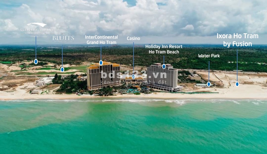 Bán biệt thự mặt tiền biển IXORA HỒ TRÀM BY FUSION số lượng giới hạn giá 30 tỷ/căn