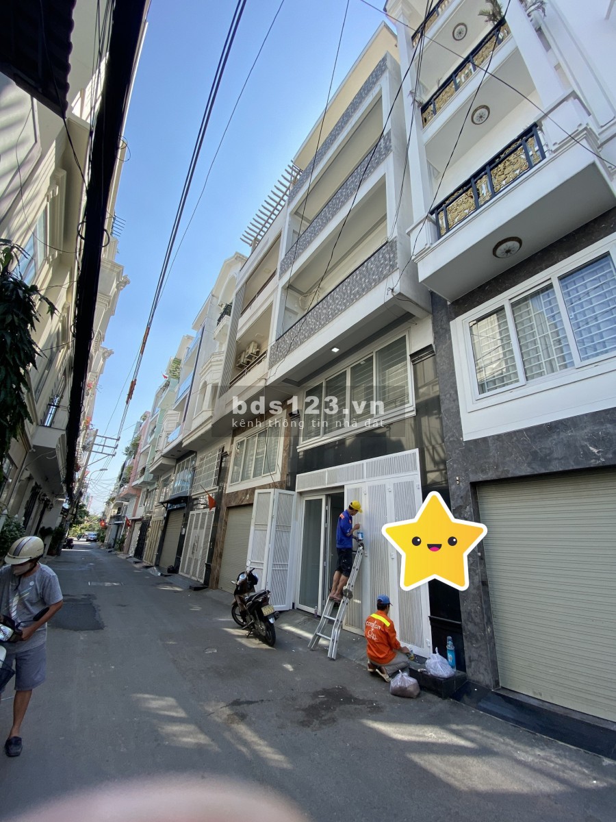 Nhà HXH Phan Văn Trị 5x10 Trệt Lửng 3Lầu-ST Giá 20Tr/th